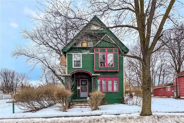 view of victorian house