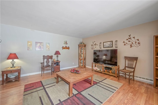 284 Main St, Worcester, NY 12197 - living area with wood finished floors and baseboards