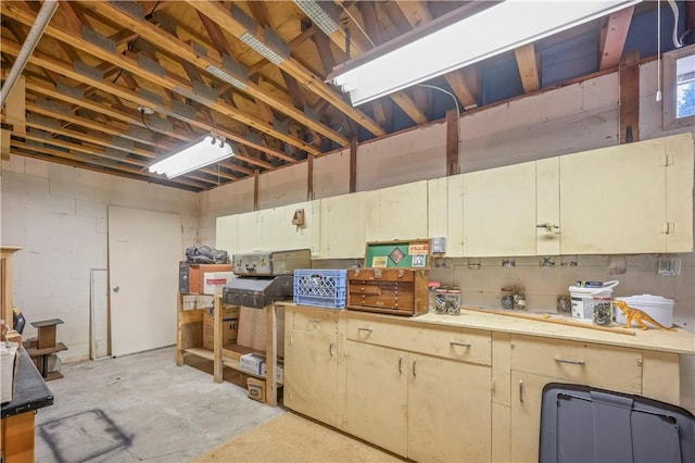 284 Main St, Worcester, NY 12197 - below grade area featuring concrete block wall