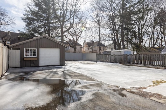 903 W 1st St, Elmira, NY 14905 - garage with a residential view