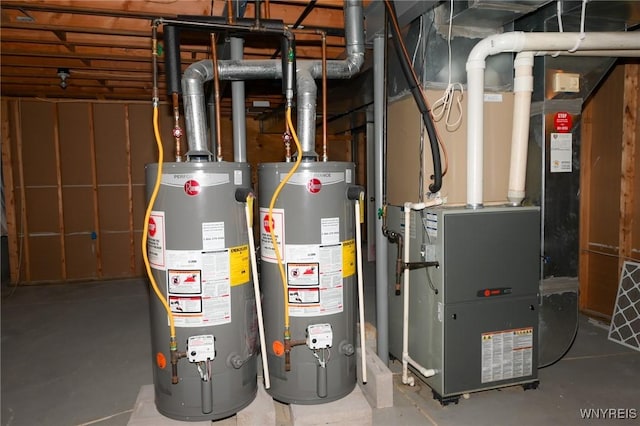 utilities with gas water heater