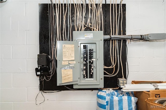 utilities with electric panel