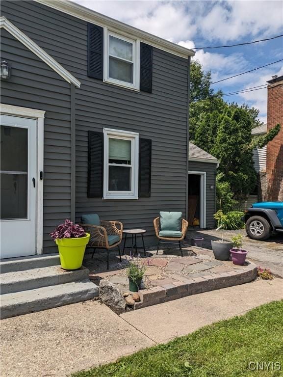 exterior space with a patio