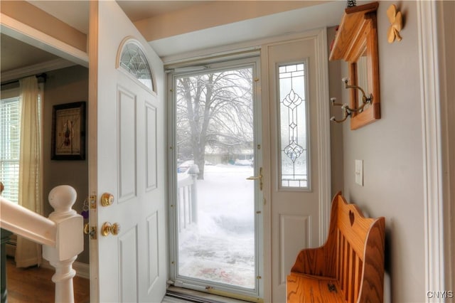 view of entrance foyer