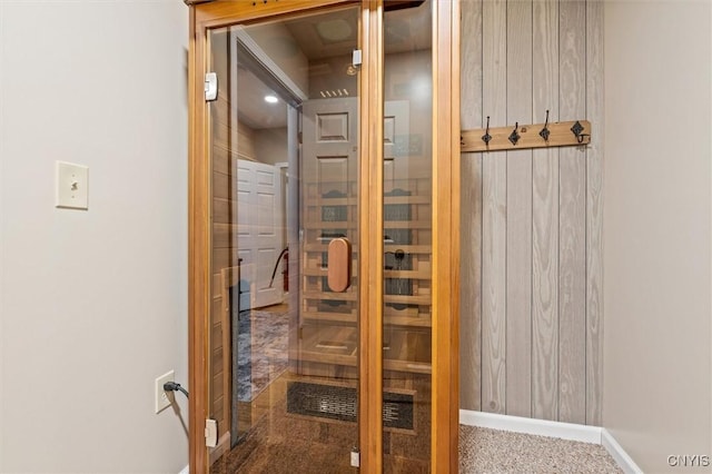 79-81 Main St, Sidney, NY 13838 - bathroom featuring a sauna and baseboards