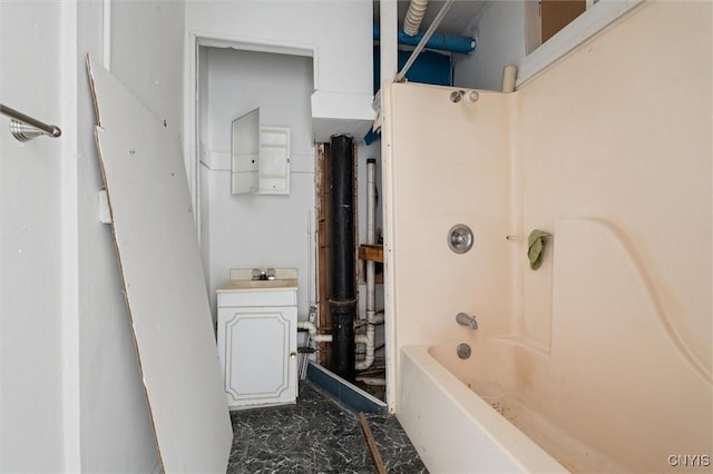 79-81 Main St, Sidney, NY 13838 - bathroom featuring shower / tub combination and vanity