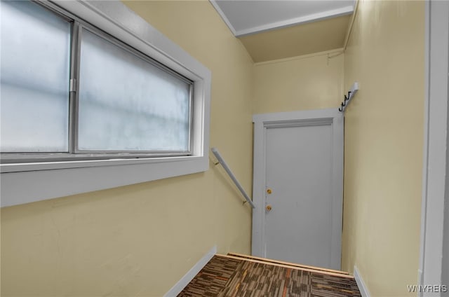 doorway with baseboards