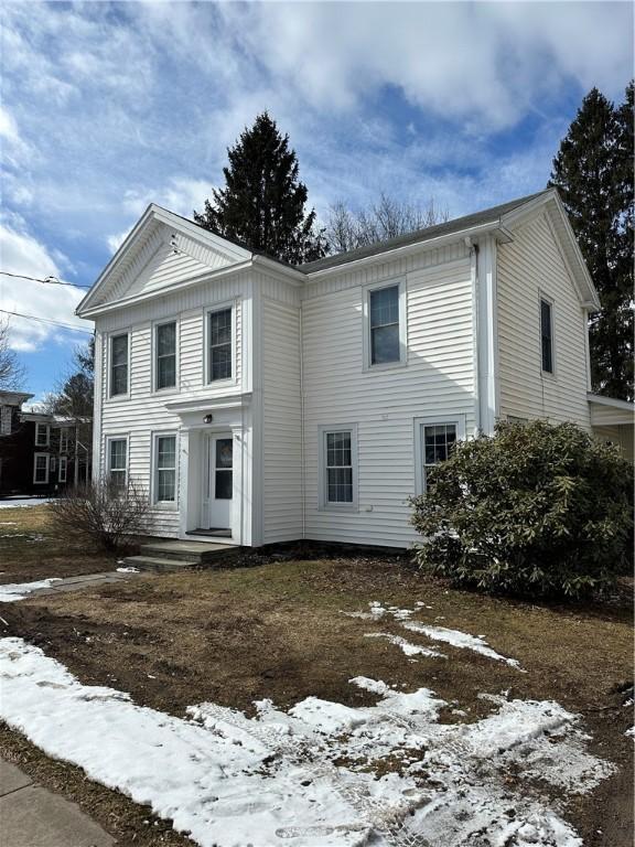 view of greek revival house