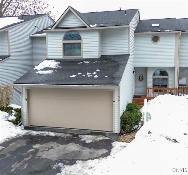 multi unit property with an attached garage