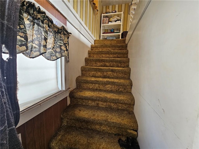 view of stairs