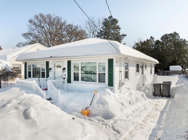 view of bungalow-style house