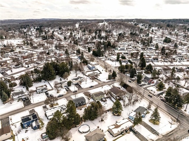 drone / aerial view featuring a residential view