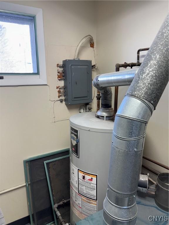 utility room featuring electric panel