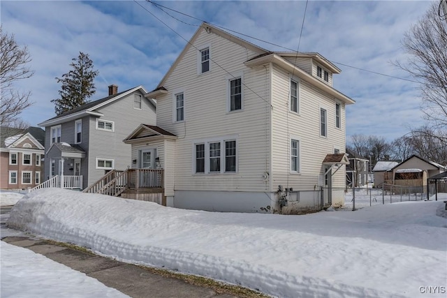 view of front of home