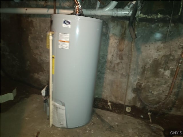 utilities featuring gas water heater