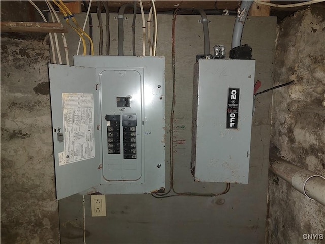 utilities with electric panel