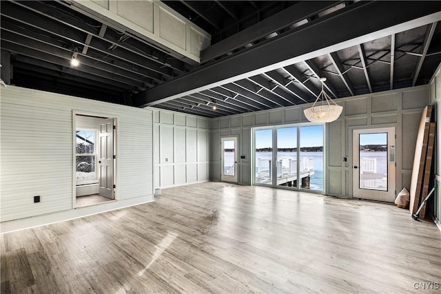 unfurnished room featuring wood finished floors