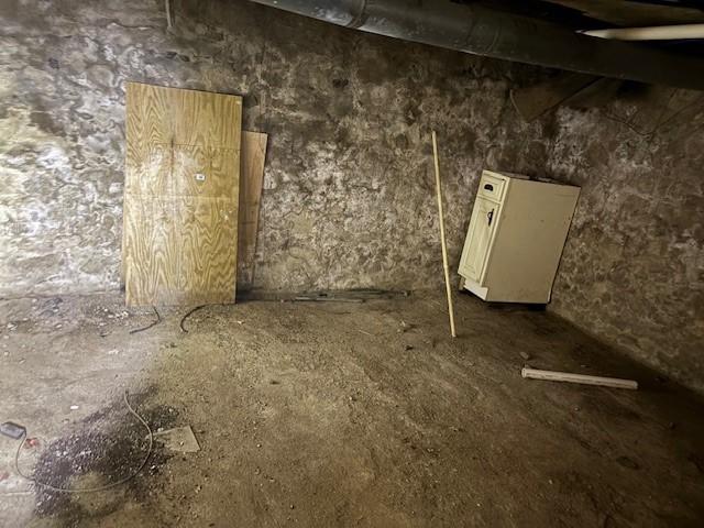 view of basement