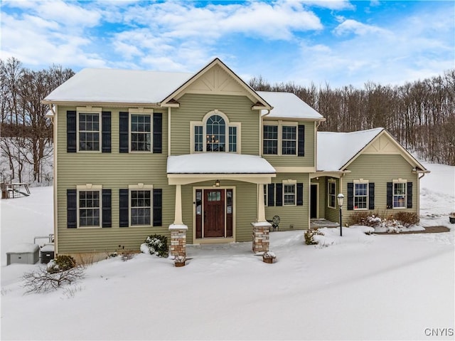 view of front of home