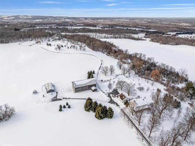 3789 State Route 12, Kirkland, NY 13323 - view of snowy aerial view