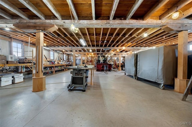 3789 State Route 12, Kirkland, NY 13323 - basement with a workshop area