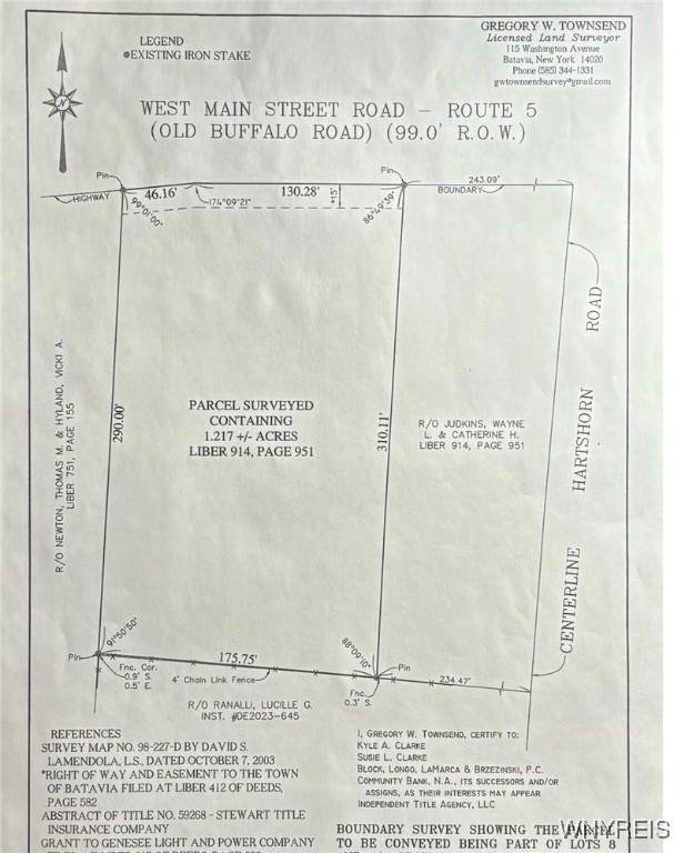 W Main St Rd, Batavia-Town NY, 14020 land for sale