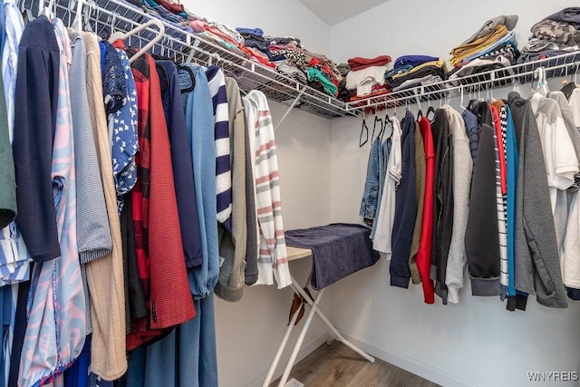 12 Kevwood Ln, Lancaster, NY 14086 - walk in closet with wood finished floors