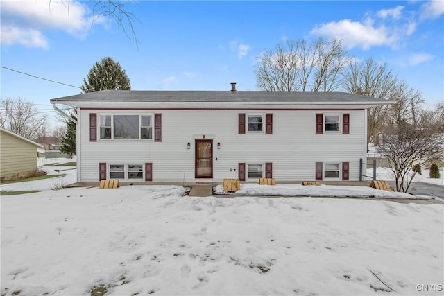 view of split foyer home