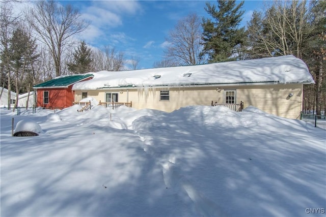 view of front of home