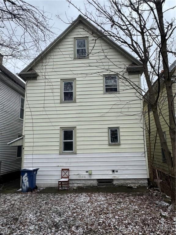 view of rear view of house