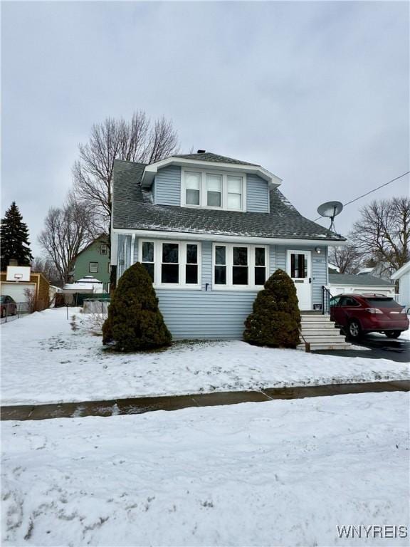 view of bungalow-style home