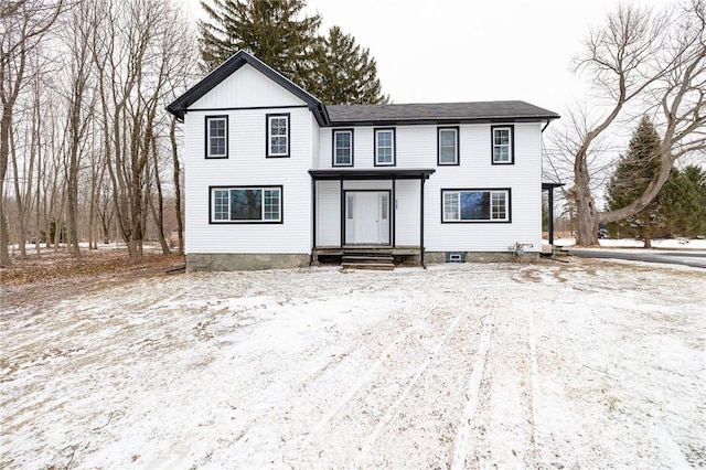 view of front of home