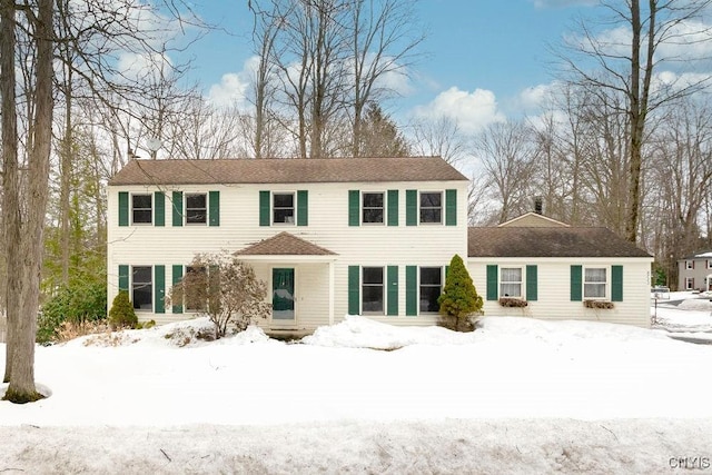 view of colonial-style house