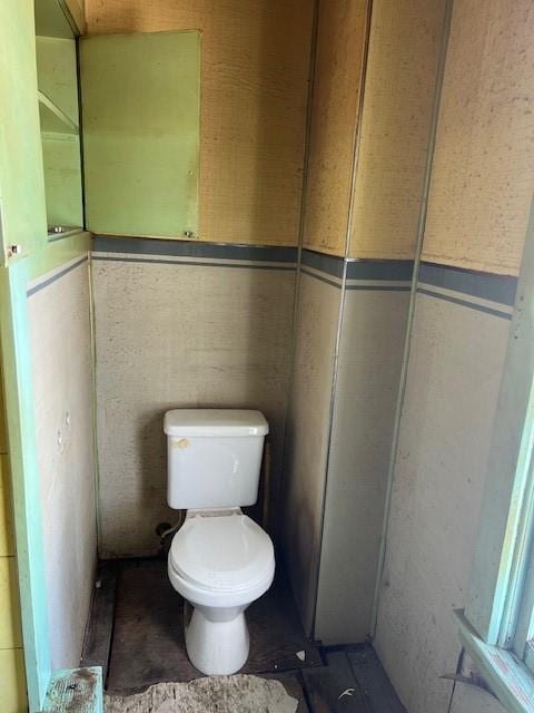 bathroom featuring toilet