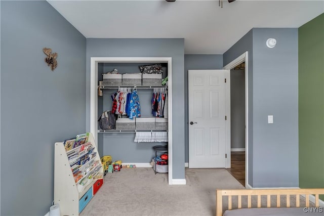 view of closet