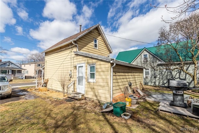 view of back of property