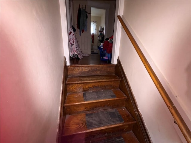 view of staircase