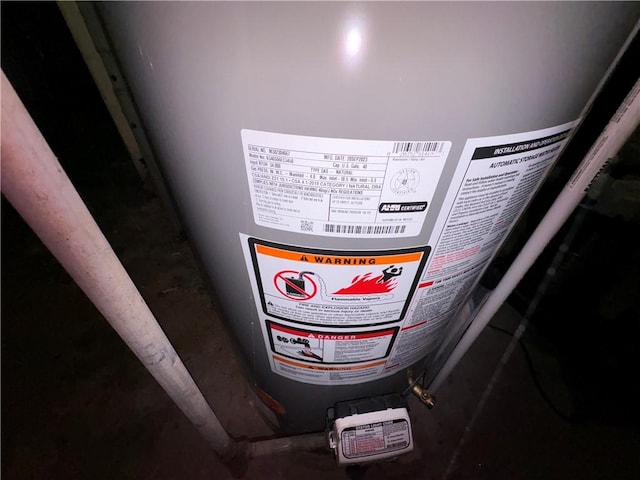 details with water heater