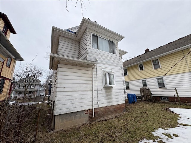 view of rear view of house