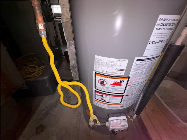 utilities with gas water heater