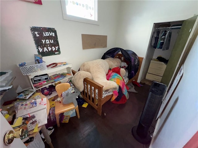 interior space featuring a closet