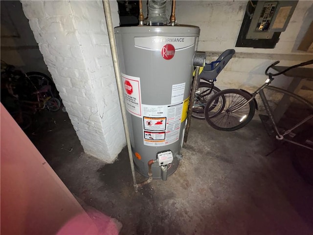 utilities featuring water heater