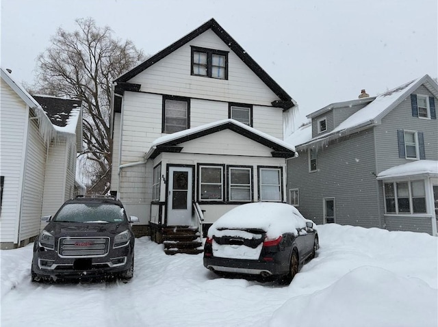 view of traditional style home