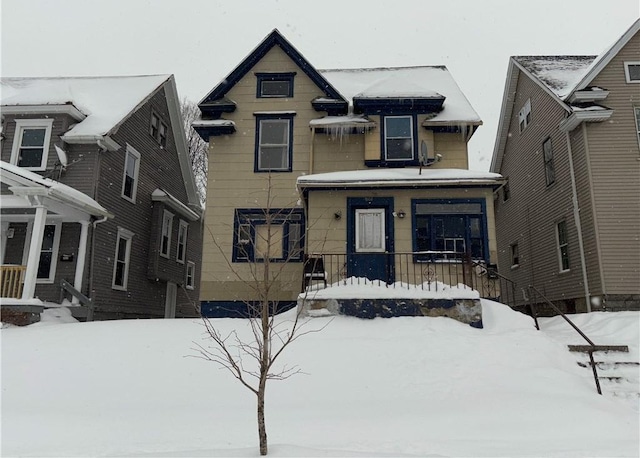 view of front of house featuring a porch