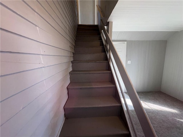 stairs with carpet