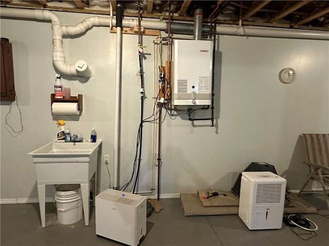 utilities with water heater