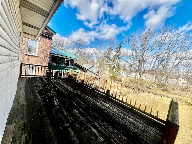 231 E Main St, Waterloo, NY 13165 - view of wooden deck