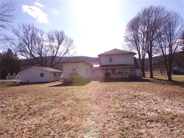 view of rear view of house