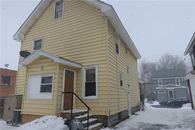 view of front of home