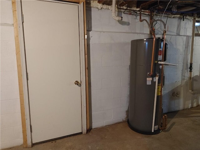 utilities featuring gas water heater